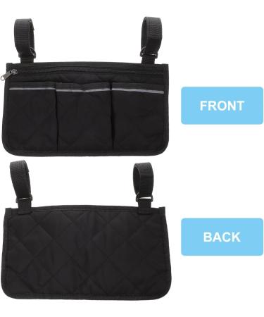 Wheelchair Armrest Bag Scooters for Adults Accessories for Wheelchairs Electric Wheelchair Accessories Wheelchair Side Pouch Wheelchair Backpack Mobility Scooter Wheelchair Bag1357 - Buy Online on GoSupps.com