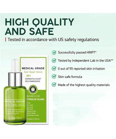 Goopgen Advanced Scar Repair Serum - Medical Grade Scar Removal Treatment for All Types of Scars (2Pcs) - Buy Online on GoSupps.com