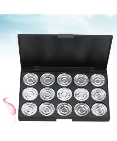 SOESFOUFU 15 Empty Eyeshadow Palette Empty Eyeshadow Case Empty Cosmetic Travel Cosmetic Case Silver - Buy Online on GoSupps.com