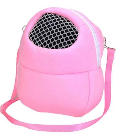 Hamster Backpack Carrier | Three Size Pet Dog Carrier Bags Pink Green Blue Portable Bag Hedgehog Hamster Breathable Shoulder Bags Uwariloy Large Pink - Buy Online on GoSupps.com