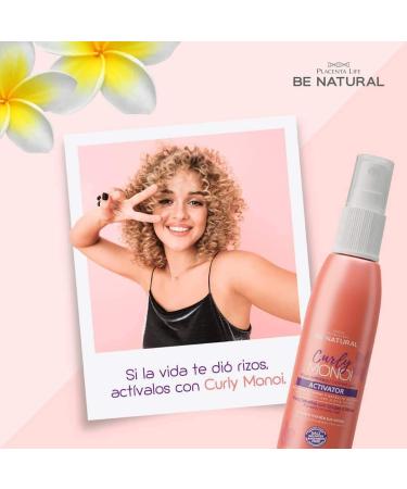 Be Natural Curly Monoi Rizos Activator 100ml | Best Curly Hair Care for All Hair Types - International Shipping - Buy Online on GoSupps.com