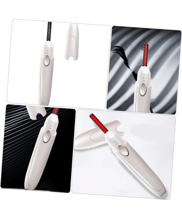 1 Set Eyelash Curler Eyelash Tool Electric Eyelash Curling Tool Beauty Tool Heated Eyelash Brush Eyelash Clipper Eyelash Holder Heated Curler Abs White USB Curl Artifact - Buy Online on GoSupps.com
