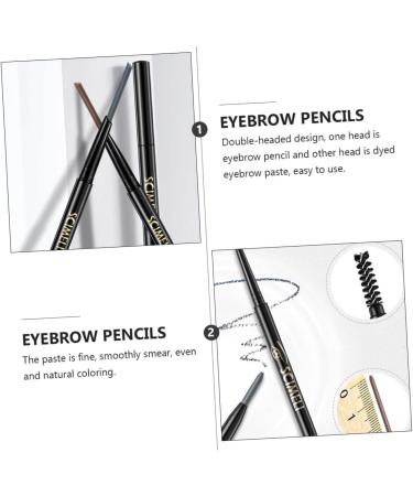 Didiseaon 3pcs 2 1 Eyebrow Makeup Tools Grey Eyebrow Rotating Mechanical Pencils Brow Pencil Eyebrow Pen 1 count (Pack of 1) Greyx3pcs - Buy Online on GoSupps.com
