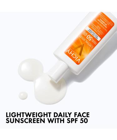 Vichy Capital Soleil Face Sunscreen SPF 50 | Anti Aging Sunblock with UVA/UVB Protection | Daily Sunscreen for Sensitive Skin | Travel Size, Oxybenzone Free - Buy Online on GoSupps.com