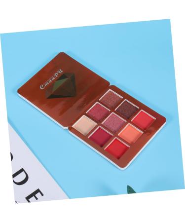 FRCOLOR 9 Eye Shadow Shimmer Eyeshadow Makeup Palette Flash 1 count (Pack of 1) Red - Buy Online on GoSupps.com
