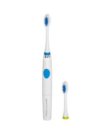Proficare PC-EZS 3000 electric sound toothbrush including 2 BUTSIESSENTS for optimal dental care and oral hygiene battery operations white-blue - Buy Online on GoSupps.com