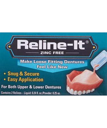 D.O.C. Reline-It Advanced Denture Reliner Kit 1 - Restore Comfort with Precision Fit - Buy Online on GoSupps.com