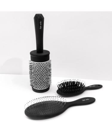 Kitsch Volume Ceramic Round Blow Dry Brush - Black | Enhance Hair Volume & Style - Buy Online on GoSupps.com