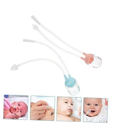 Healvian Baby Nasal Aspirator Suction Plates - 2pcs Infant Booger Removers for Nasal Cleaning - Baby Vacuum Pp Clearer Bulb Syringe - Buy Online on GoSupps.com