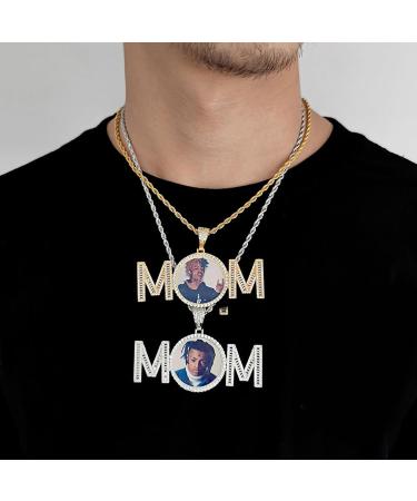 OralGos Sublimation Necklace - Unique Mom Pattern Heat Transfer Clavicle Chain Jewelry for Mother's Day - Perfect Gift! - Buy Online on GoSupps.com