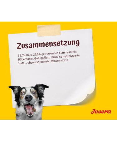 Josera Lamb & Rice Dog Food 12.5 kg | Super Premium Dry Food with Lamb Protein | Ideal for Adult Dogs | International Shipping Available - Buy Online on GoSupps.com