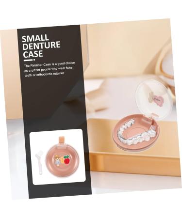 Clispeed Storage Box for Prostheses - Travel Fuse Clip Aligner Case & Retainer Cleaning Carrier Bag - ABS 10x8.4x2.7cm Rosa - Buy Online on GoSupps.com