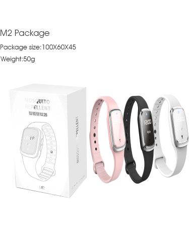 Ultrasonic Mosquito Repellent Bracelet Watch | USB Rechargeable Anti Mosquito Wristband - White | 1 Count - Buy Online on GoSupps.com