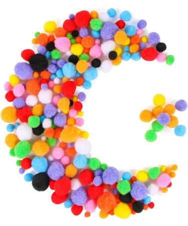 Teqooza Pom Poms Craft Making Assorted Sizes 10mm-30mm 100 Pcs - Buy Online on GoSupps.com
