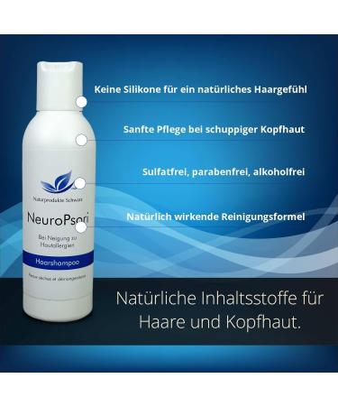  Naturprodukte Schwarz Naturprodukte Schwarz Shampooing NeuroPsori - Atopic Dermatitis and Psoriasis - 250 ml - Buy Online on GoSupps.com