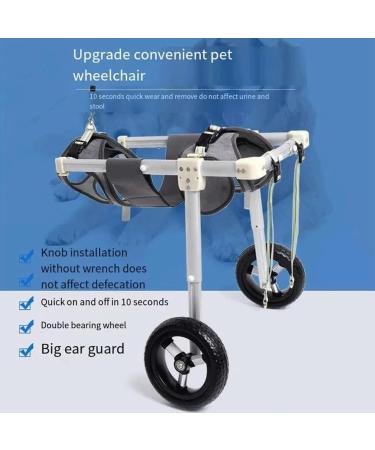 Dog Wheelchair Dog Wheelchair for Back Legs Adjustable Pet Wheelchair Rehabilitation Walk Tool Pet Cat Dog Wheelchair Portable Small - Buy Online on GoSupps.com