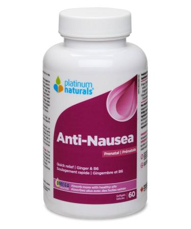 Platinum Naturals Prenatal Anti-Nausea 60 Softgels
