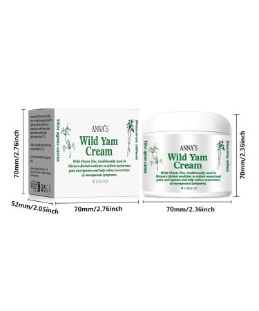 Anna's Organic Wild Yam Cream Wild Yam Cream Body Moisturizer for All Skin Types - Buy Online on GoSupps.com