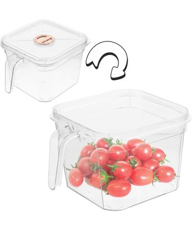 Zerodeko Box Refrigerator Crisper Baby Food Fruit Storage Containers Egg Holder Refrigerator Vegetable Onion - Buy Online on GoSupps.com