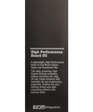 Buy AGADIR Oud Wood Beard Oil - 1.5 Fl Oz | Premium Beard Care for International Shipping - Buy Online on GoSupps.com
