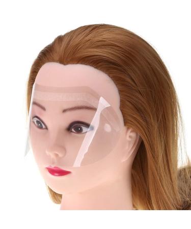 Kalolary 50 Pcs Hairdressing Transparent Visors - Haircut & Coloring Facial Protection for Salons - Buy Online on GoSupps.com