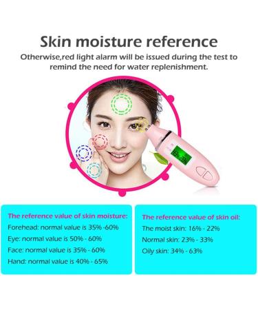 JIAHAO Precise Detector LCD Digital Skin Oil Moisture Tester for Face Skin Care with Bio-technology Sensor Lady Beauty Tool - Buy Online on GoSupps.com