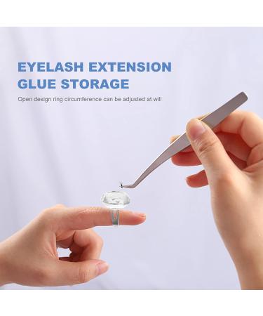 1stk Color Cup Glue Rings for Eyelash Extensions - Stainless Steel Adhesive Holder for Makeup Tools - Buy Online on GoSupps.com