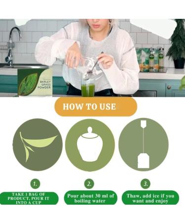 Naveta Barley Grass Powder 100% Pure & Organic -Organic Barley Grass Powder Juice Powder and Pure Powder for Women and Men by Naveta - Vegan-Friendly (3PCS) - Buy Online on GoSupps.com