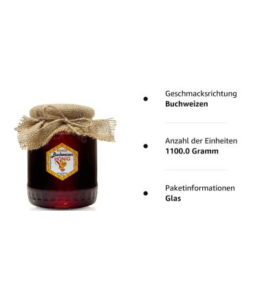Raw Buckwheat Honey 1.1 KG | Pure & Natural from Polish Beekeeper | Unfiltered & Healthy | No Additives - Buy Online on GoSupps.com