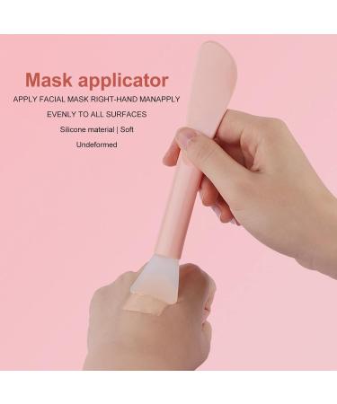 Double Head Silicone Mask Brush - Portable Skin-Friendly & Washable for DIY Face & Body Masks - Buy Online on GoSupps.com