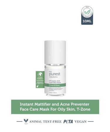 Buy The Purest Solutions T-Zone Oil Eraser - Anti-Blemish Skincare with 0.7% Azelaic Acid & 0.5% Beta Glucan - Vegan Solution for Oily Acne-Prone Skin - 0.34 fl. oz - International Shipping Available - Buy Online on GoSupps.com