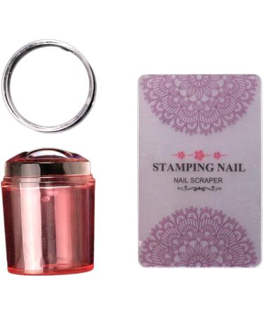 Nail Art Stickers for Women | 1 Set Nail Stamp Tool & Silicone Template for Home Use | Perfect Party Decor - Buy Online on GoSupps.com
