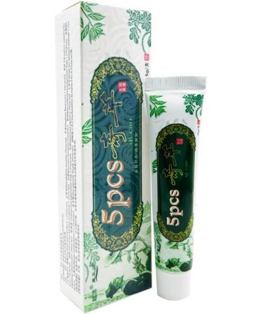 JHDOJHD QianNianQiCao 5 Sets Compatible with Natural Chinese Herbal Eczema Psoriasis Dermatitis Ointment Symptom External Use Only - Buy Online on GoSupps.com