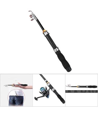 Angelrod Mini Telescopic Fishing Rod | Portable 1m Sea & Freshwater Fishing Pole for Travel - Buy Online on GoSupps.com