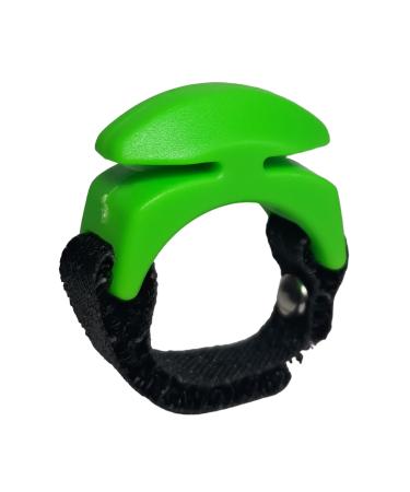 LINE CUTTERZ Rust-Free Patented Ceramic Blade Ring Quick Fishing Line Cutter Adjustable Single Green