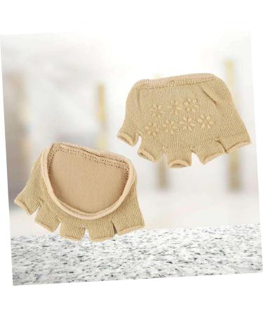 Buy Toe Cover High Heels Forefoot Socks - Metatarsal Sleeve Pads & Cushions for Women | Khaki Size 1 | International Shipping Available - Buy Online on GoSupps.com