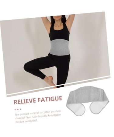 FRCOLOR 2 Pcs Charcoal Waist Support Lumbar Belt | Comfortable Cotton Waist Protector & Support Brace for Optimal Back Pain Relief - Buy Online on GoSupps.com