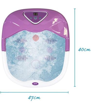 Shop Homedics Deep Soak Luxury Foot Spa - Circulatory Foot Bath with Massage Inserts Pedicure Attachment & Water Heating - Buy Online on GoSupps.com