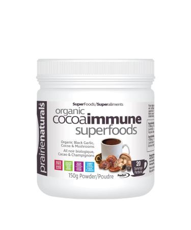 Prairie Naturals Organic CocoaImmune SuperFoods with Organic Black Garlic Cocoa and Mushrooms - 150 Gram