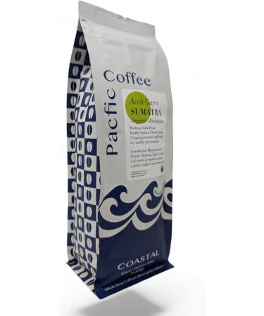 Pacific Coffee Roasters Aceh Gayo Sumatra Organic Coffee Medium Dark Roast 340g Fair Trade Organic Sumatra 340 g (Pack of 1) - Buy Online on GoSupps.com