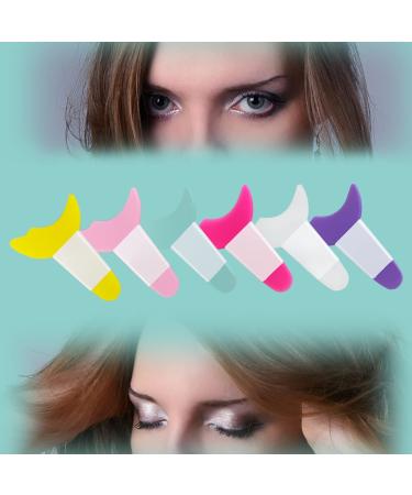 6PCS Multicolor Silicone Mascara Guard & Applicator Shield Set - Eye Makeup Shields for Precise Application - Eyelash & Eyeshadow Aid - Buy Online on GoSupps.com