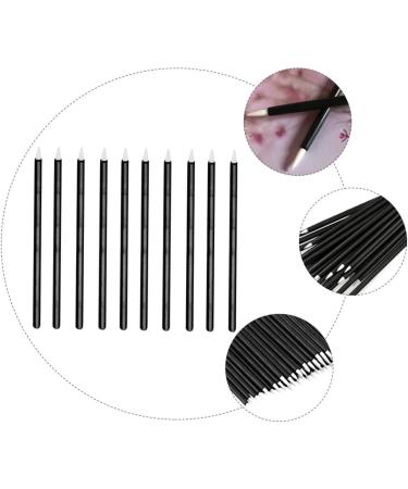 FOMIYES 100pcs Disposable Eyeliner Liquid Eyeliner White Makeup Fiber Eyeliner Head Eyelash Mascara - Buy Online on GoSupps.com