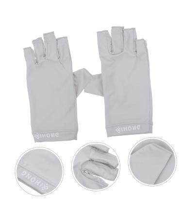 FRCOLOR 2 Pairs UV Gloves Manicure Gloves Fingerless Gloves for Women UV Protection Nail Gel Women's Gloves Nail Lamp Light UV Hand Protection Nail Gloves Anti-UV Shield Fabric - Buy Online on GoSupps.com