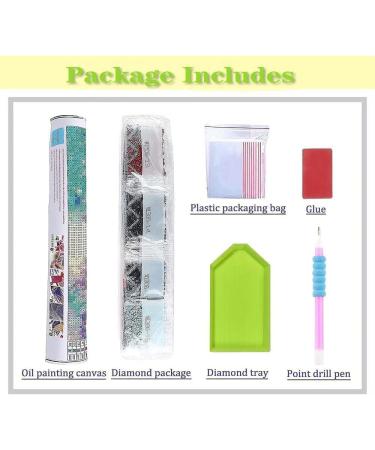 Gnome Truck Diamond Painting Kit 12X12inch - 5D Full Round Drill for Adults & Kids - DIY Diamond Art Crafts - Flower Home Wall Decor - Diamond Dots Painting with Gemstones - Buy Online on GoSupps.com