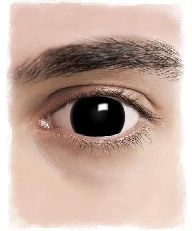 Horror-Shop Soft Black Mini-Sclera 6-Month Contact Lenses | Perfect for Witches & Demons - Worldwide Shipping - Buy Online on GoSupps.com