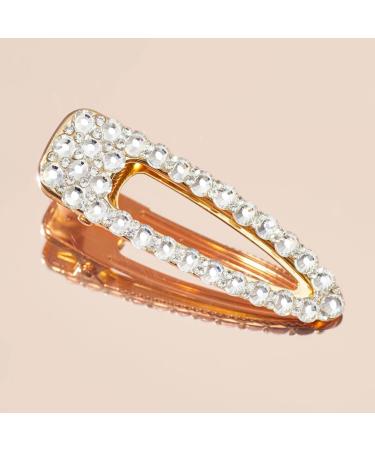 Kitsch Large Rhinestone Hair Clips for Women Elegant Gold Hair Clip Easy to Open Alligator Hair Clips Pretty Metal Hair Clips for Styling Short Hair Cute Hair Clips for All Hair Types 1pc Gold - Buy Online on GoSupps.com