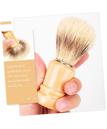 FRCOLOR 4 Pcs Beard Brush Set - Badger Shaving Brush & Styptic Pencil for Men - Premium Shaving Accessories - Buy Online on GoSupps.com