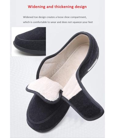 Diabetic Walking Shoes for Men - Autumn/Winter Air Cushion Slip-ons & Orthopedic Comfort Slippers - Size 11 Gris - Buy Online on GoSupps.com