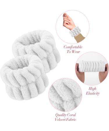 Sibba Women's Face Washing Bracelets - Suckable Wrist Towels & Waterproof Tape for Girls - Prevent Water Runoff - Buy Online on GoSupps.com