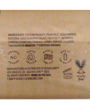 Organic Activated Charcoal & Honey Bar Soap Set for Face & Body Detox & Cleanse | 3 Bars (8oz each - Buy Online on GoSupps.com